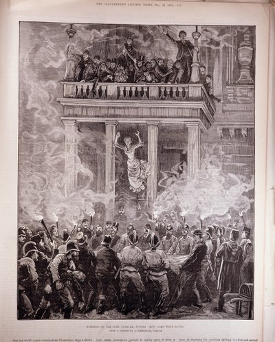 Burning of the Ring Theatre, Vienna: How Some were Saved, from 