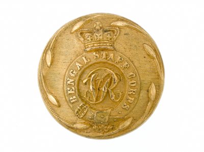 Button, Bengal Staff Corps, 1861-1876 by English School