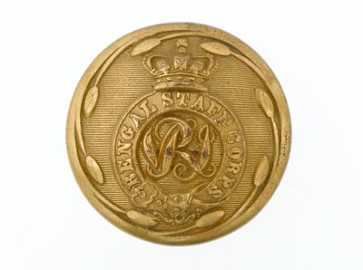 Button, Bengal Staff Corps, 1876-1891 by English School