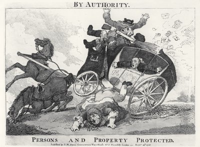 By Authority. Persons and Property Protected, pub. by S.W. Fores, 1785 by English School