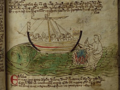 Whale, from Bestiary by English School