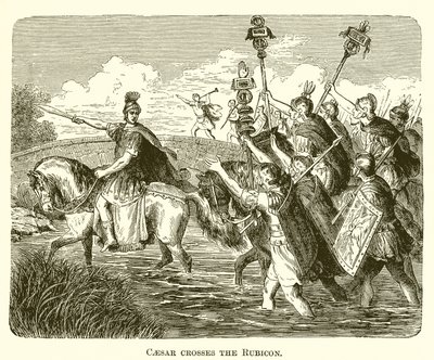 Caesar Crosses the Rubicon by English School