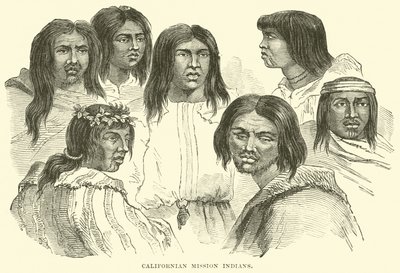 Californian Mission Indians by English School