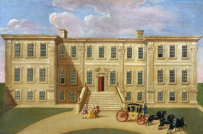 Calke Hall, Derbyshire, the Seat of Sir Henry Harpur, Baronet, c.1734 by English School