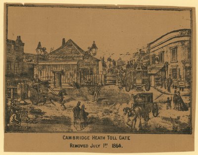 Cambridge Heath Turnpike Gate by English School