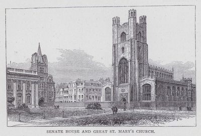 Cambridge, Senate House and Great St Mary