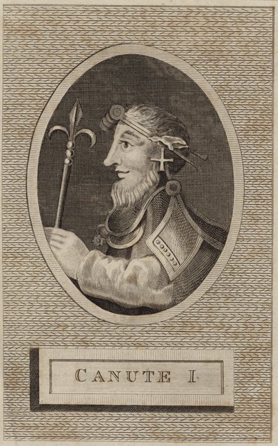 Canute I by English School