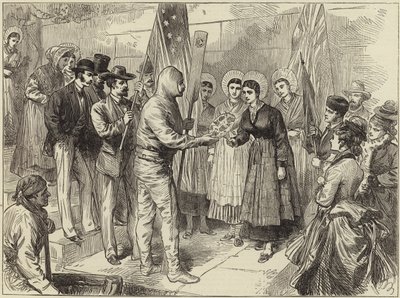 Captain Boyton at Boulogne by English School
