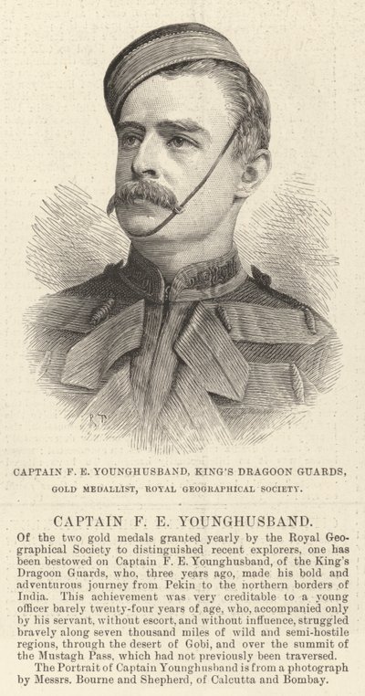 Captain F E Younghusband, King