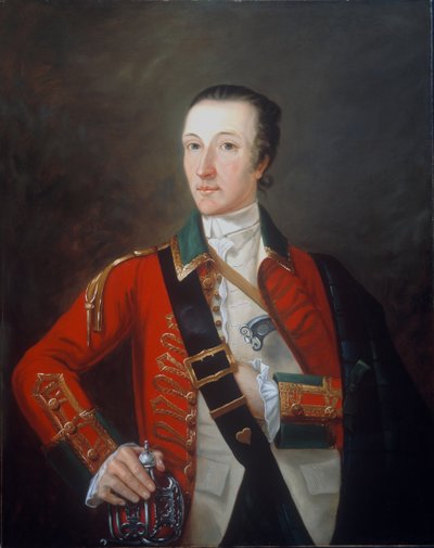 Captain James Gorry, 87th Regiment of Foot, or Highland Volunteers by English School