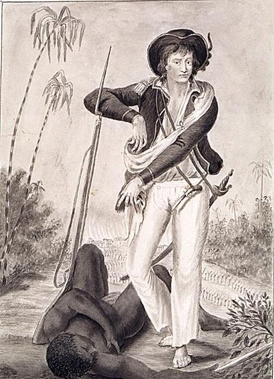 Captain John Gabriel Stedman by English School