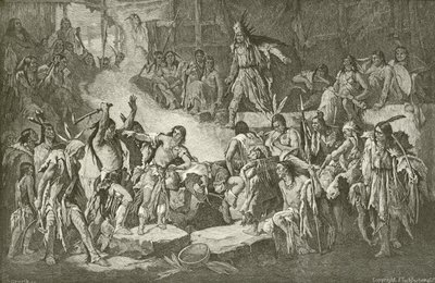 Captain Smith Saved by Pocahontas by English School