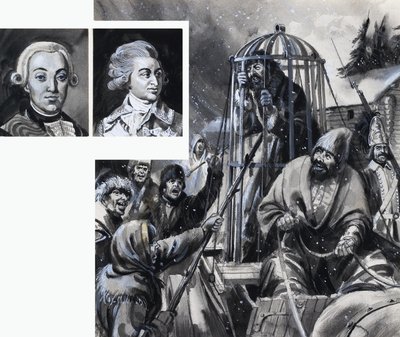 Captive and an Angry Crowd by English School