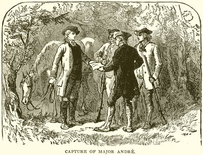 Capture of Major Andre by English School