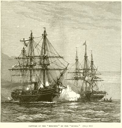 Capture of the Mercence by the Russia by English School