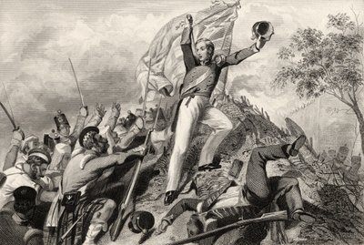Capture of the guns by the Highlanders before Cawnpore in 1857, from 