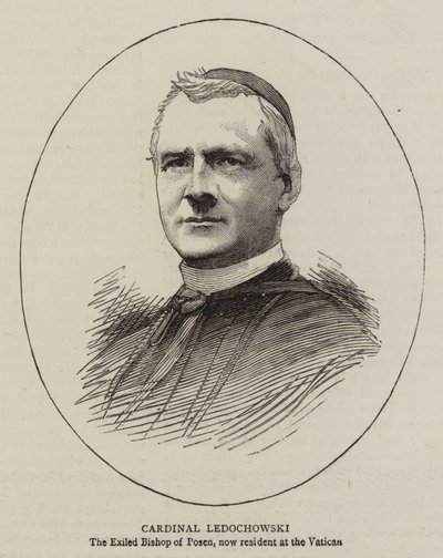 Cardinal Ledochowski by English School