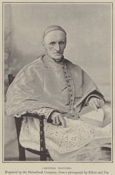 Cardinal Manning by English School