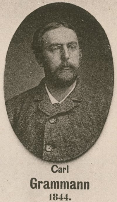 Carl Grammann (engraving) by English School