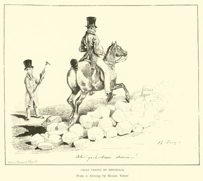 Carle Vernet on Horseback by English School