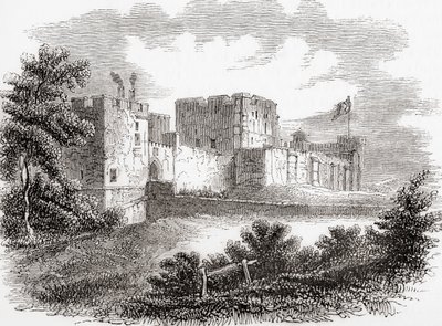 Carlisle Castle, Carlisle, Cumbria, England Seen Here in the 19th Century, from Old England: A Pictorial Museum, Published 1847 by English School