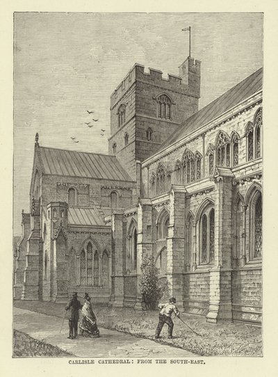 Carlisle Cathedral, from the South-East by English School