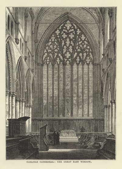 Carlisle Cathedral, the Great East Window by English School