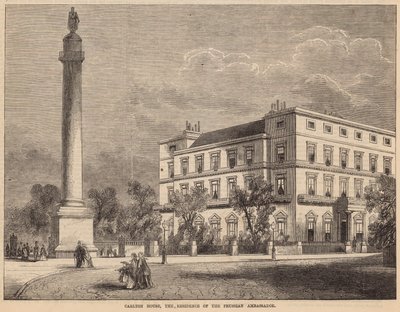 Carlton House, the Residence of the Prussian Ambassador by English School