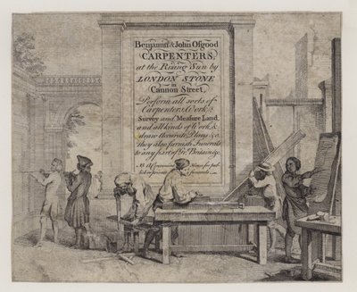 Carpenters, Benjamin and John Osgood by English School
