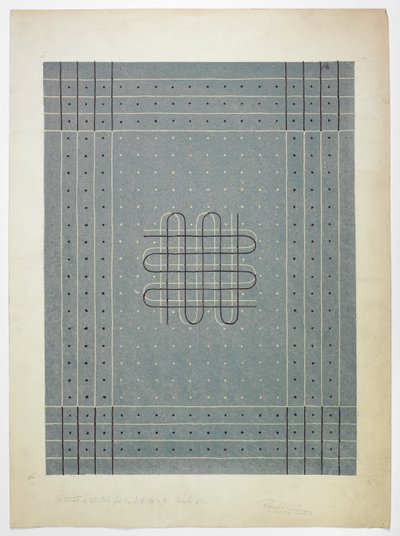 Carpet design by English School