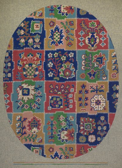 Carpet design by English School