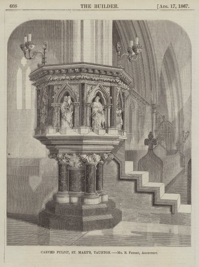 Carved Pulpit, St Mary