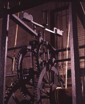 Cathedral clock made for the tower in Salisbury Cathedral by English School