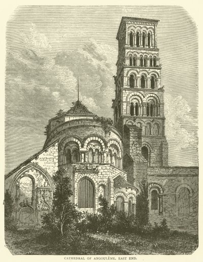 Cathedral of Angouleme, East End by English School