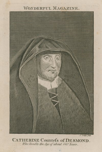 Catherine Countess of Desmond, who lived to the age of about 140 years by English School