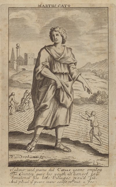 Cato the Elder, Roman Senator and Historian by English School