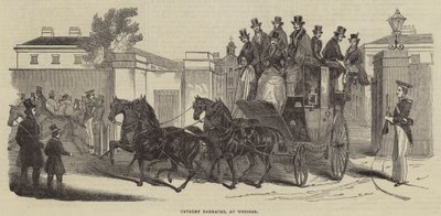 Cavalry Barracks, at Windsor by English School