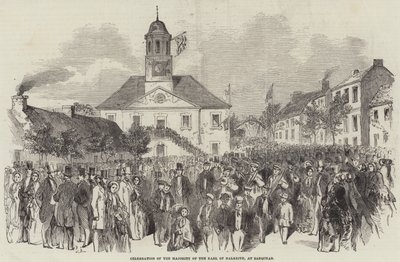 Celebration of the Majority of the Earl of Dalkeith, at Sanquhar by English School