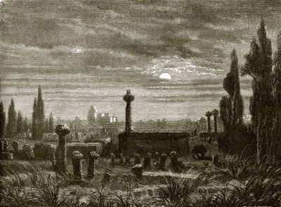 Cemetery at Mogador by English School
