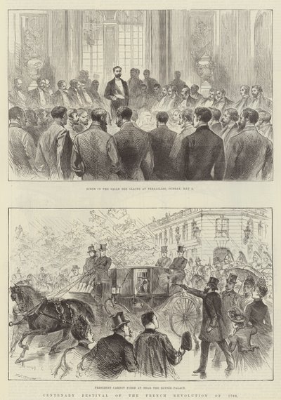 Centenary Festival of the French Revolution of 1789 by English School