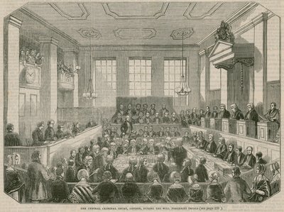 Central Criminal Court, Old Bailey by English School