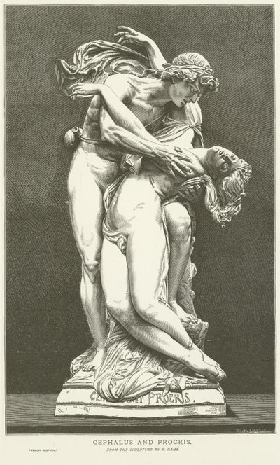 Cephalus and Procris by English School