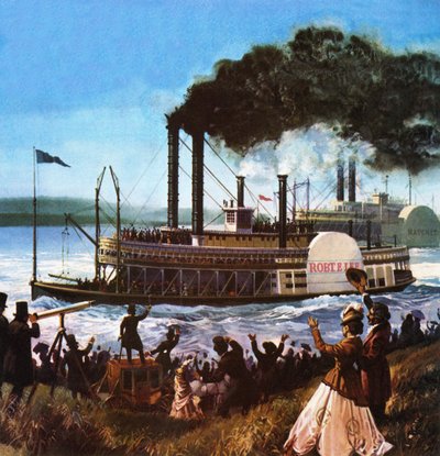 Champions of the river by English School