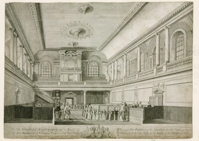 Chapel of the Foundling Hospital by English School