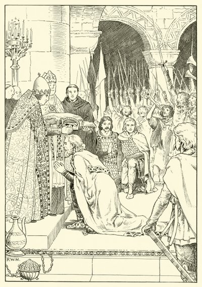 Charlemagne crowned at St Peters by English School
