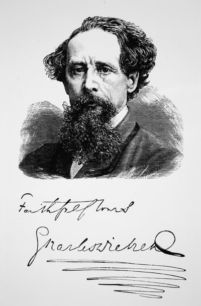 Charles Dickens by English School