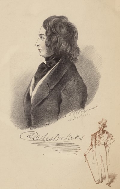 Charles Dickens by English School