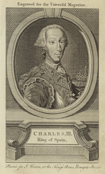 Charles III, King of Spain by English School