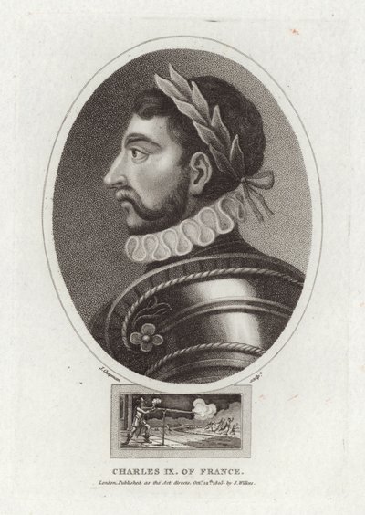 Charles IX of France by English School