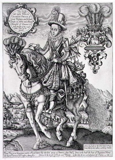 Charles I as Prince of Wales on Horseback, from 